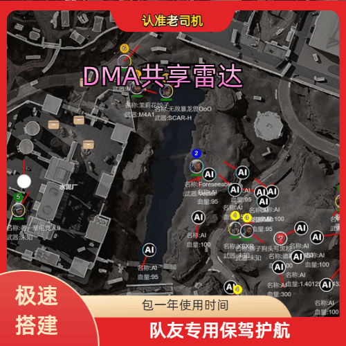 DMA共享雷达